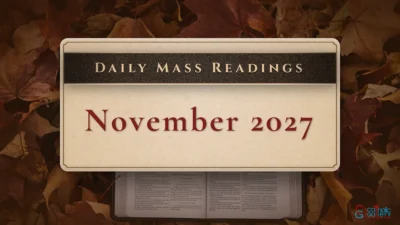 November 2027 Mass Readings Image Gallery