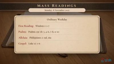 Daily Mass Readings – Monday, 8 November 2027