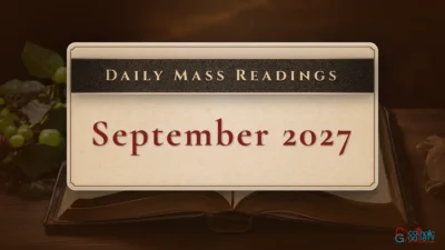 September 2027 Mass Readings Image Gallery