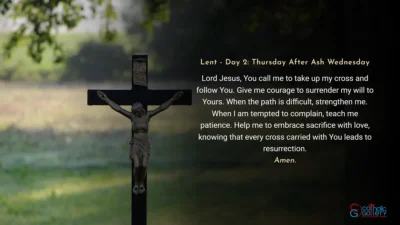 Lenten Preparation – Day 2: Thursday After Ash Wednesday
