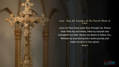 Lenten Preparation – Day 24: Tuesday of the Fourth Week of Lent
