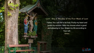 Lenten Preparation – Day 5: Monday of the First Week of Lent