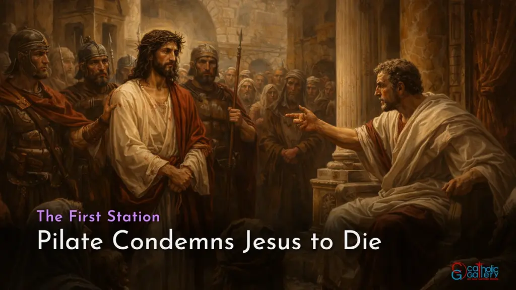 The First Station - Pilate Condemns Jesus to Die
