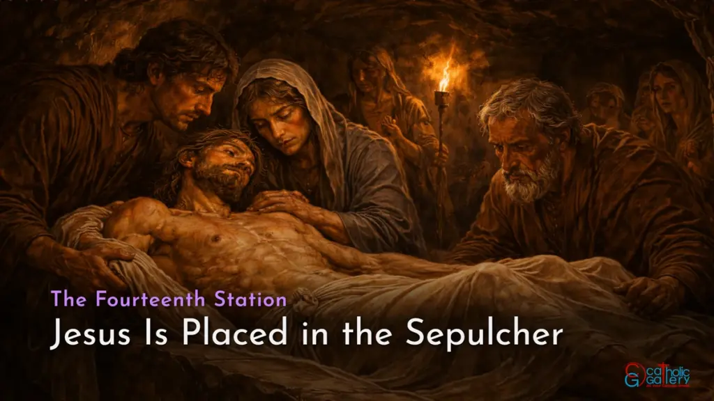 The Fourteenth Station - Jesus Is Placed in the Sepulcher