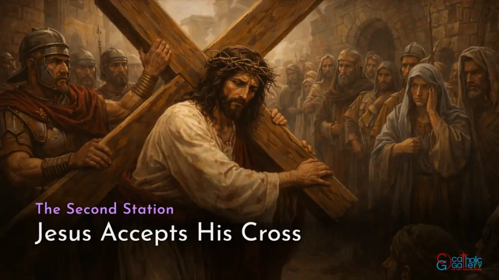The Second Station - Jesus Accepts His Cross